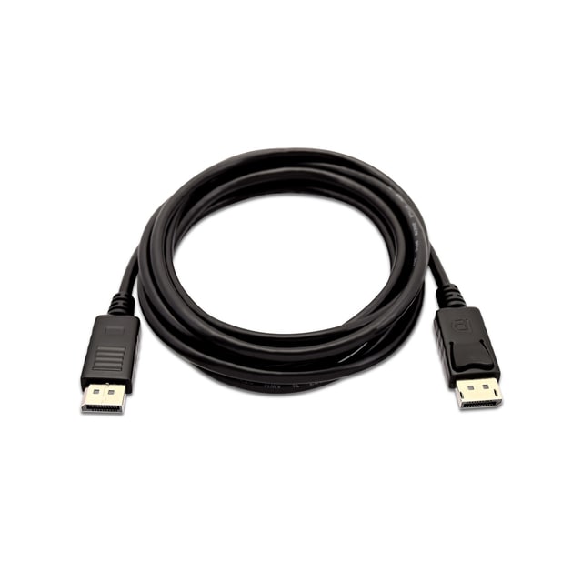 V7 Black Video Cable Mini DisplayPort Male to DisplayPort Male 1m 3.3ft, 1 m, Mi