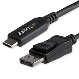StarTech.com CDP2DP146B, 1,8 m, USB Type-C, DisplayPort, Hanstik, Hanstik, Lige
