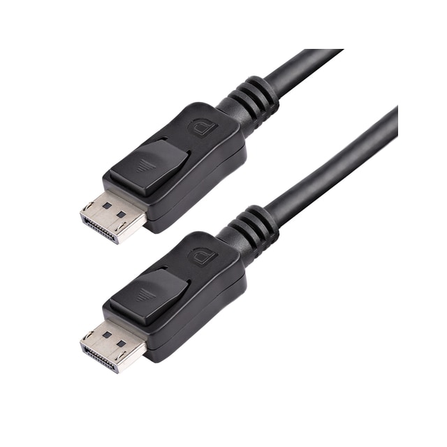 StarTech.com 1 m DisplayPort 1.2-kabel med lås M/M - DisplayPort 4k, 1 m, Displ