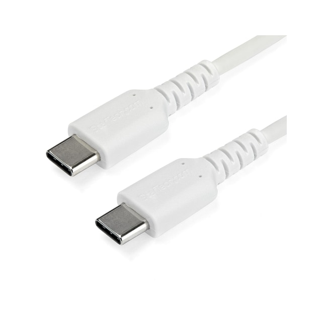 StarTech.com 2 m USB-C-kabel - vit, 2 m, USB C, USB C, USB 2.0, 480 Mbit/s, Vit