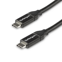 StarTech.com USB2C5C50CM, 0,5 m, USB C, USB C, USB 2.0, 480 Mbit/s, Sort