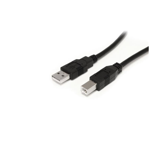 StarTech.com USB2HAB30AC, 9 m, USB A, USB B, USB 2.0, 480 Mbit/s, Sort