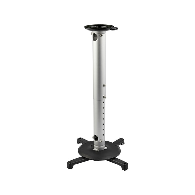 StarTech.com PROJCEILMNT2, Loft, 15 kg, Sort, Sølv, 127,7 - 705 mm, 360°, -25 - 25°