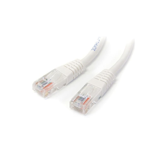 StarTech.com M45PAT15MWH, 15 m, Cat5e, U/UTP (UTP), RJ-45, RJ-45