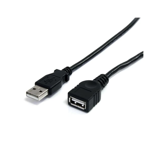 StarTech.com 91 cm svart USB 2.0-förlängningskabel A till A – M/F, 0,91 m, U