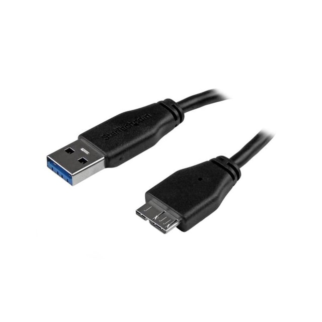 StarTech.com USB3AUB3MS, 3 m, USB A, Micro-USB B, USB 3.2 Gen 1 (3.1 Gen 1), Han