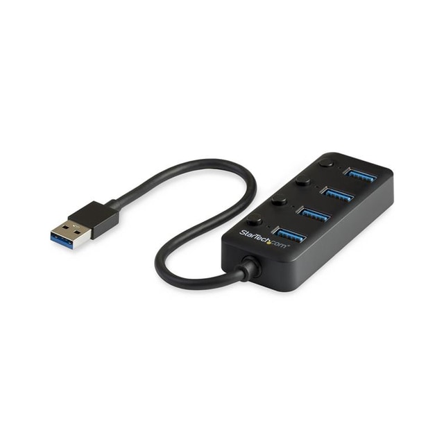 StarTech.com USB 3.0-hubb med 4 portar - USB-A till 4x USB 3.0 Type-A med indivi