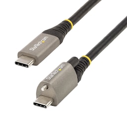 StarTech.com 1 m toppskruvlåsande USB C-kabel 10 Gbit/s - USB 3.1/3.2 Gen 2 Typ