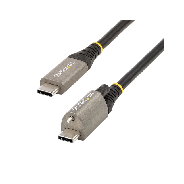 StarTech.com 1 m toppskruvlåsande USB C-kabel 10 Gbit/s - USB 3.1/3.2 Gen 2 Typ