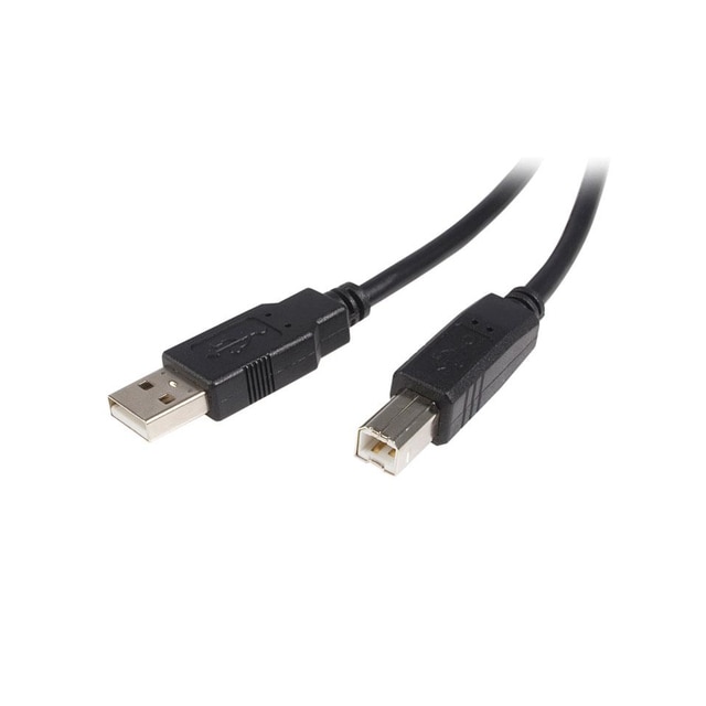 StarTech.com USB2HAB5M, 5 m, USB A, USB B, USB 2.0, 480 Mbit/s, Sort