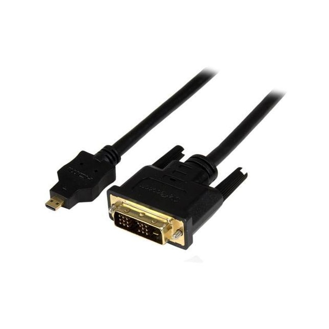 StarTech.com HDDDVIMM1M, 1 m, Micro-HDMI, DVI-D, Hanstik, Hanstik, Lige