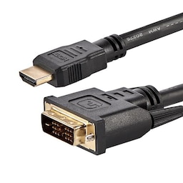 StarTech.com HDMIDVIMM6, 1,8 m, HDMI, DVI-D, Hankoppling, Hankoppling, Rak