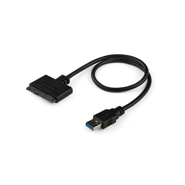 StarTech.com SATA till USB-kabel med UASP, Svart, CE, FCC, REACH, ASMedia - ASM1