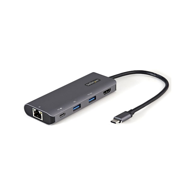 StarTech.com DKT31CHPDL, Ledningsført, USB 3.2 Gen 2 (3.1 Gen 2) Type-C, 100 W,