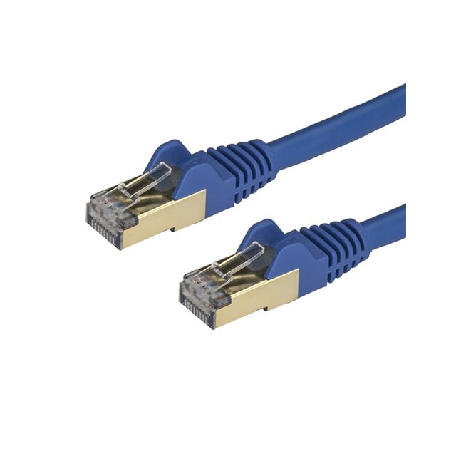 StarTech.com 6ASPAT50CMBL, 0,5 m, Cat6a, U/FTP (STP), RJ-45, RJ-45