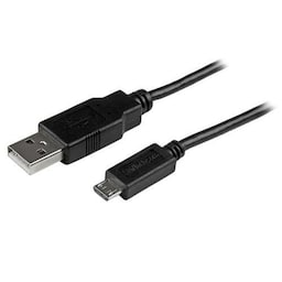 StarTech.com Lång Micro USB-kabel för laddning och synkning M/M - 0,25 mm² -