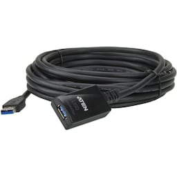 ATEN UE350, aktiv USB 3.0 forlængerkabel, Type A han - Type A hun, 5m