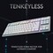 Logitech G915 Lightspeed tenkeyless trådløst gamingtastatur (hvid)