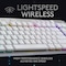 Logitech G915 Lightspeed tenkeyless trådløst gamingtastatur (hvid)