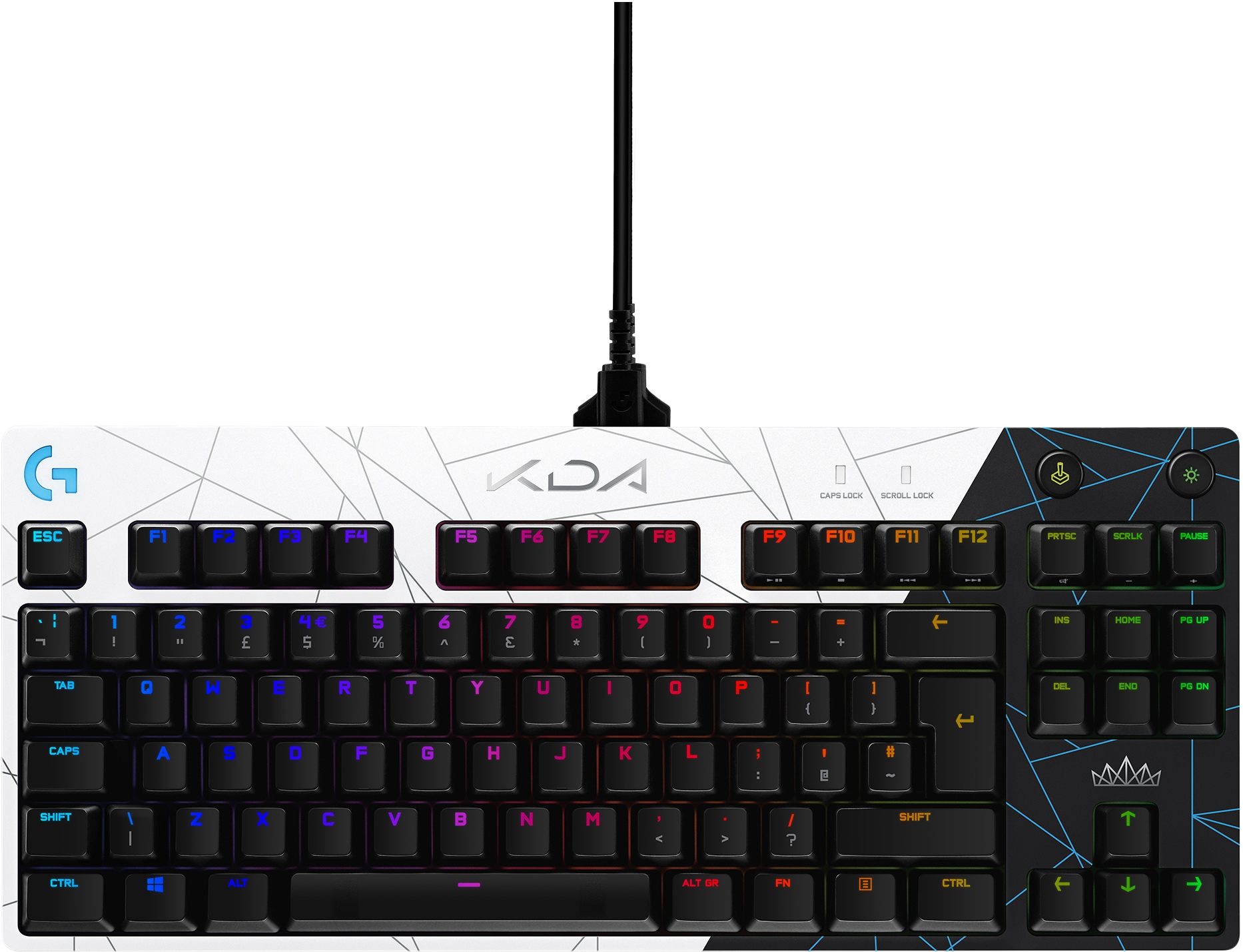 Logitech G Pro Lol K/DA gaming tastatur (nordisk layout) | Elgiganten