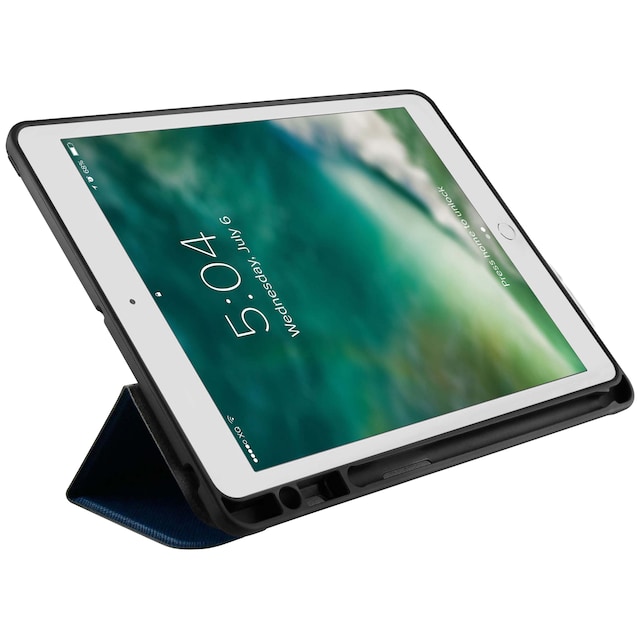 XQISIT Piave iPad 10,2" cover (blå)