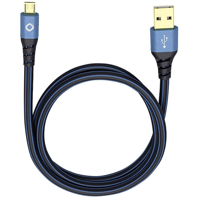 Oehlbach USB-kabel USB 2.0 USB-A-hanstik,