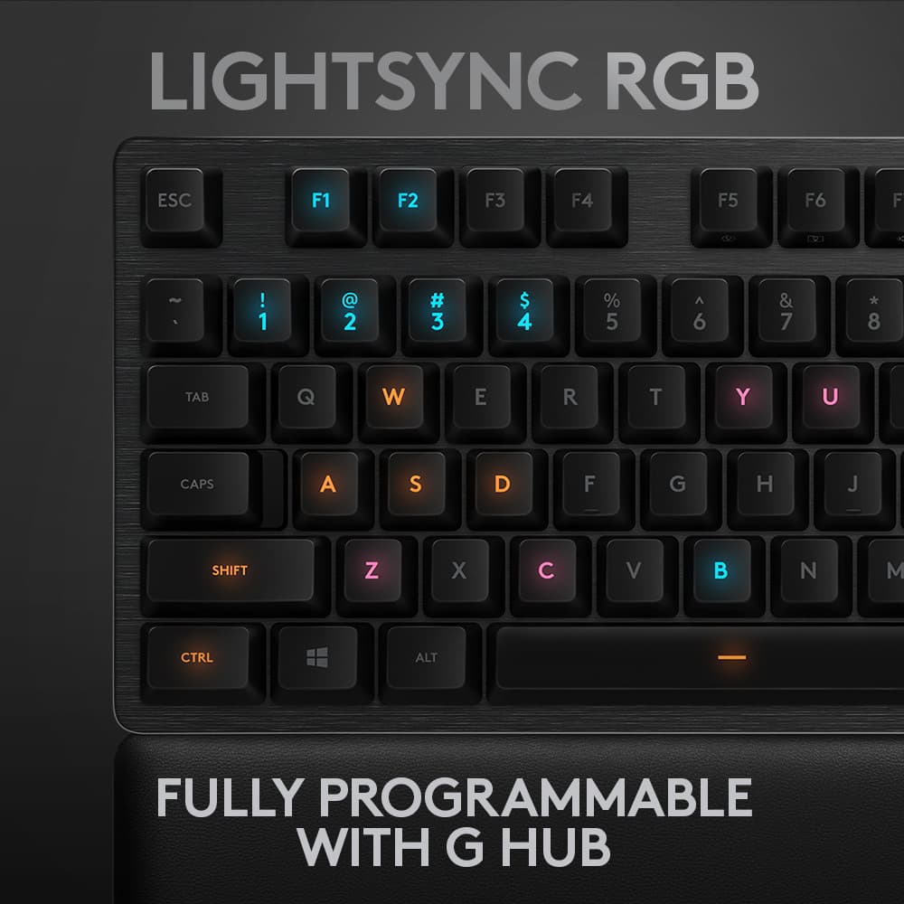 Logitech G513 gaming keyboard (Romer-G taktile switches)