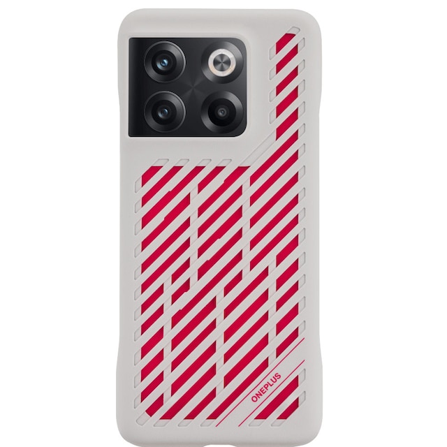 OnePlus 10T 5G Glacier Mat telefonetui (grå)