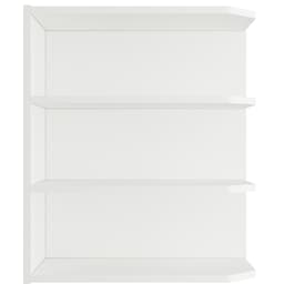 Afslutningsreol bord (Trend Classic White)