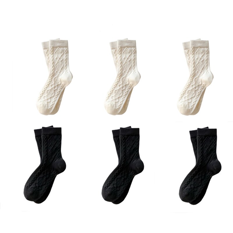 Varme sokker til kvinder 6-par MultiColor | Elgiganten