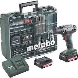 Metabo BS 14.4 602206880 Batteri boremaskine 14.4 V 2 Ah Litium inkl. ekstra batteri, inkl. tilbehør