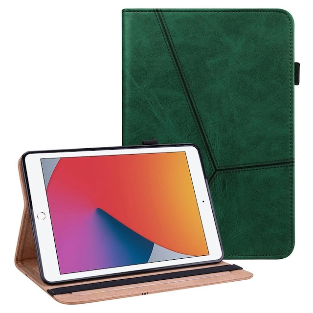Til iPad 10.2 (2021)/(2020)/(2019) Almindeligt PU-læder tabletcover