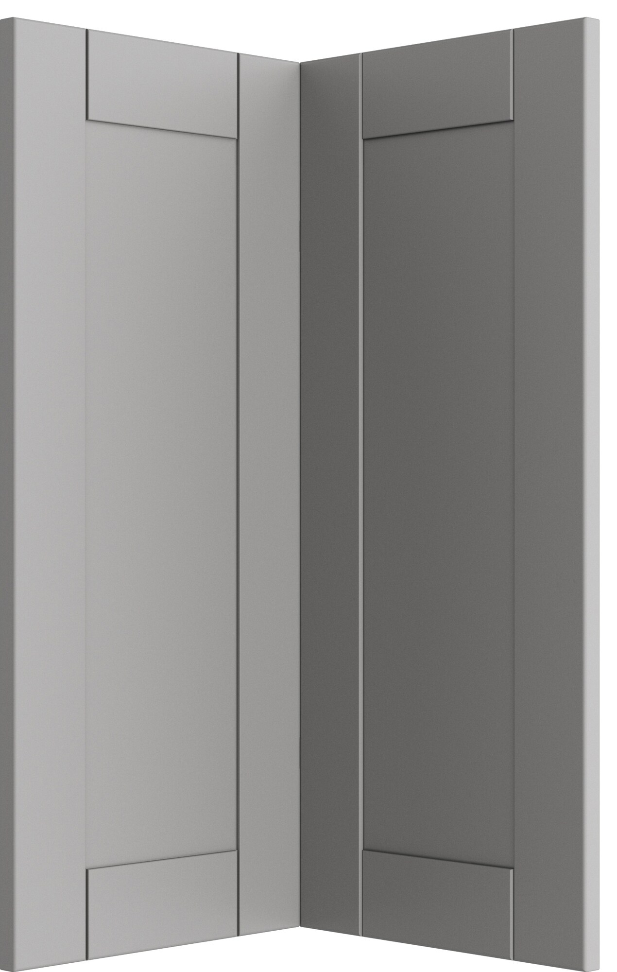 Epoq Shaker Steel Grey låge til hjørneunderskab til køkken | Elgiganten