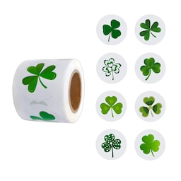 St. Patrick&#39 s Day Stickers 1 rulle 500 stk Grøn
