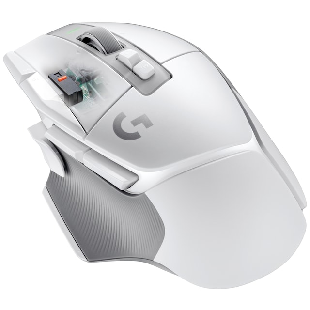 Logitech G502 X Lightspeed trådløs gaming mus (hvid)