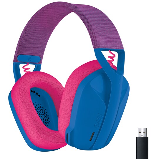 Logitech G435 gaming-høretelefoner (blå)