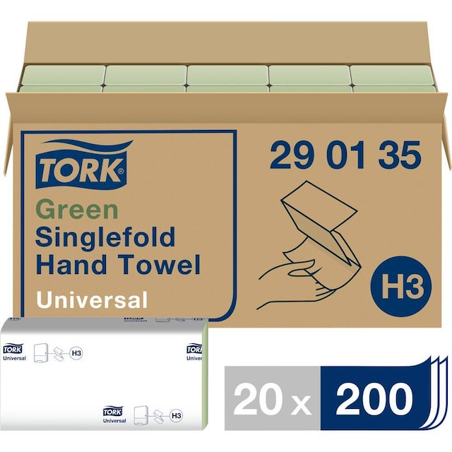 TORK 290135 Zickzack Universal Papirservietter (L x B)