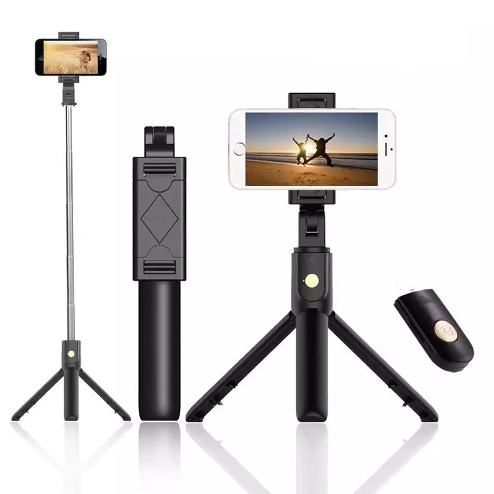 Selfie-stick / stativ med trådløs fjernbetjening | Elgiganten
