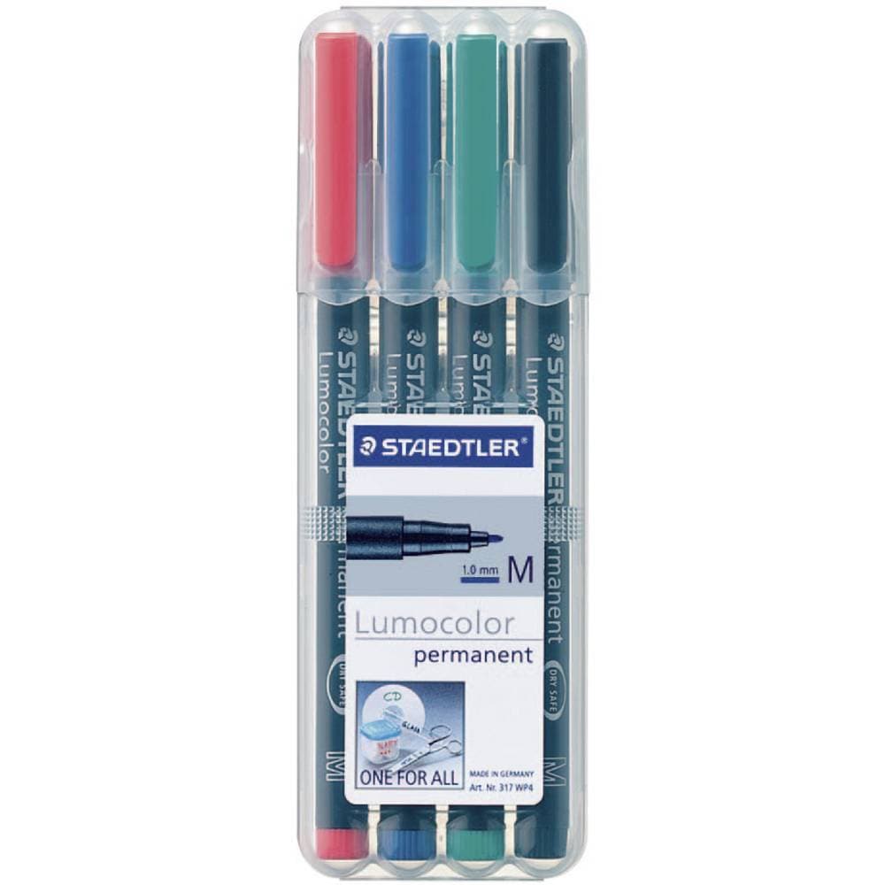 Staedtler Lumocolor permanent M DRY SAFE 317 WP4 Elgiganten