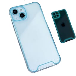 Mobiltelefon cover, der lyser i mørke Blå iPhone 14 Pro
