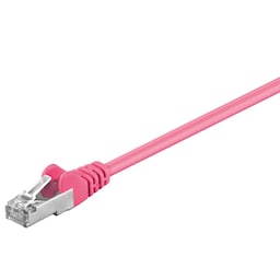 Goobay Netværkskabel CAT 5e, SF/UTP, magenta, 0,25 m