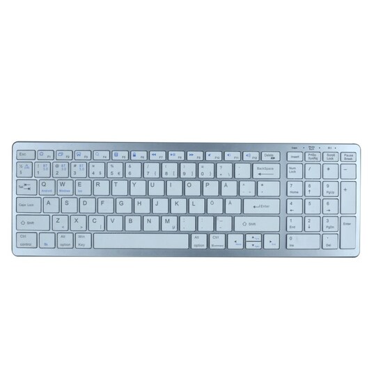 Trådløst Bluetooth-tastatur svensk layout MultiColor | Elgiganten
