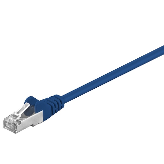 Goobay Netværkskabel CAT 5e, SF/UTP, blå, 0,5 m