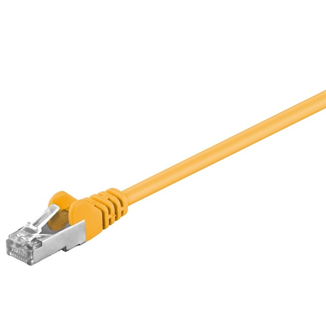 Goobay Netværkskabel CAT 5e, SF/UTP, gul, 1 m