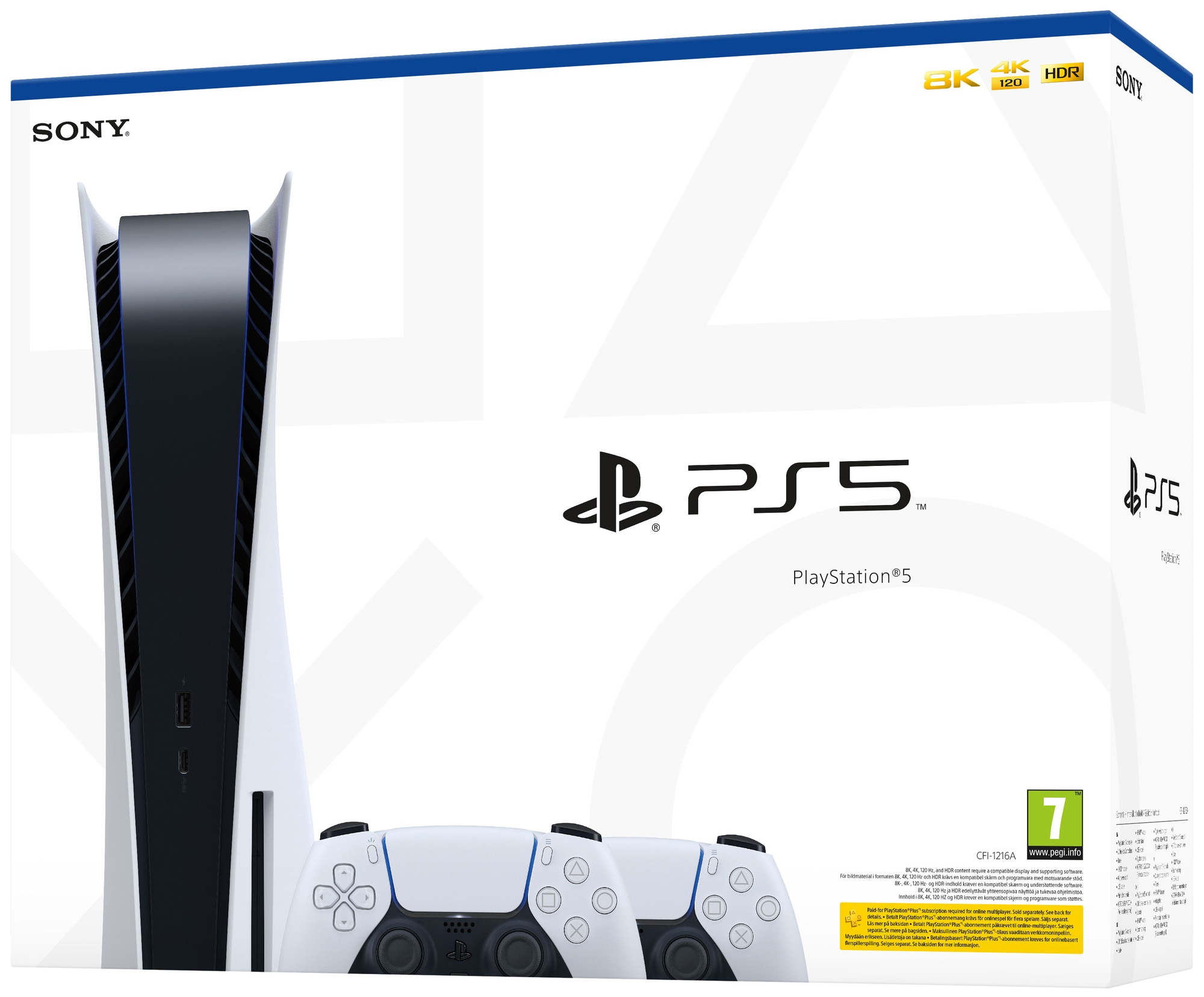 PlayStation 5 + 2x DualSense controller-pakke | Elgiganten