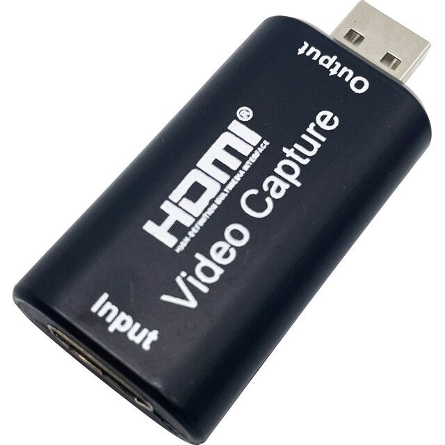 Wistream HDMI til USB-A-adapter (sort)