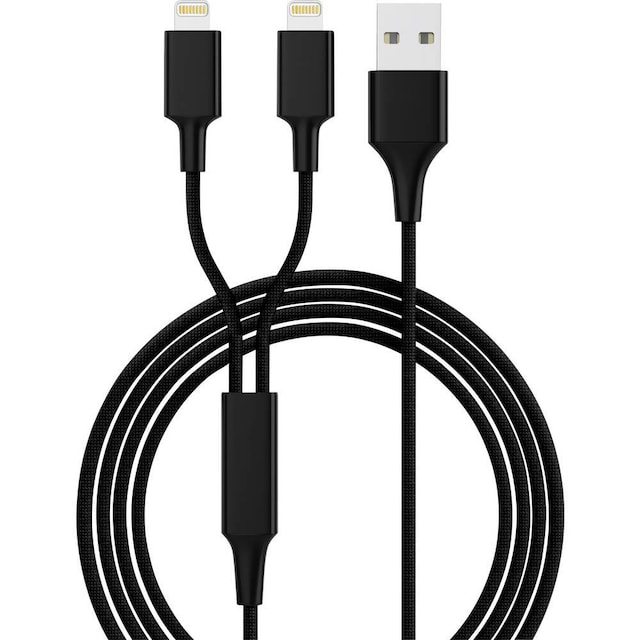 Smrter USB-opladerkabel USB 2.0 USB-A-hanstik, Apple