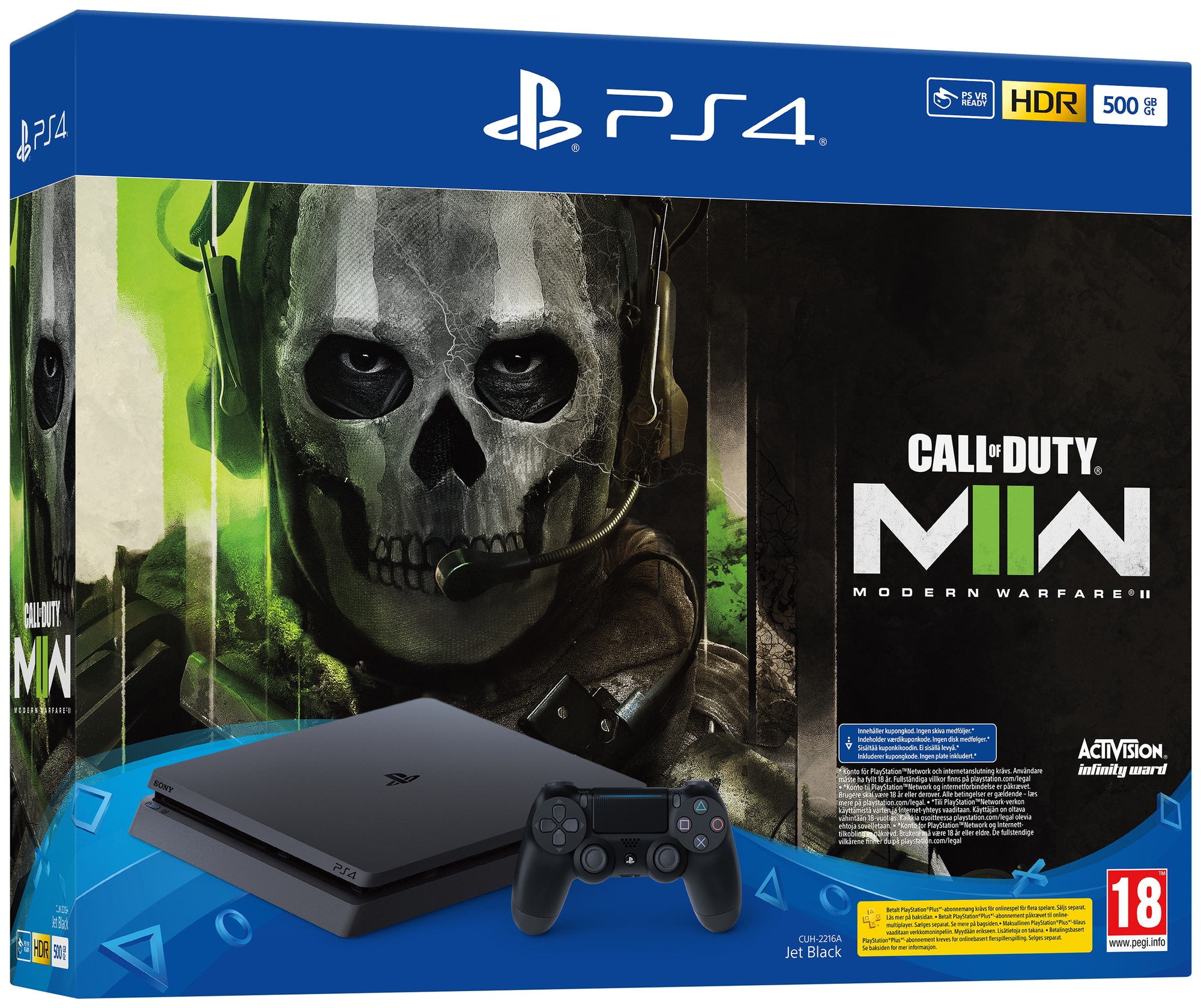PlayStation 4 Console 500 GB + Call of Duty Modern Warfare II bundle |  Elgiganten