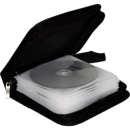 MediaRange CD-lomme 24 CD’er/DVD’er/Blu-rays Nylon®
