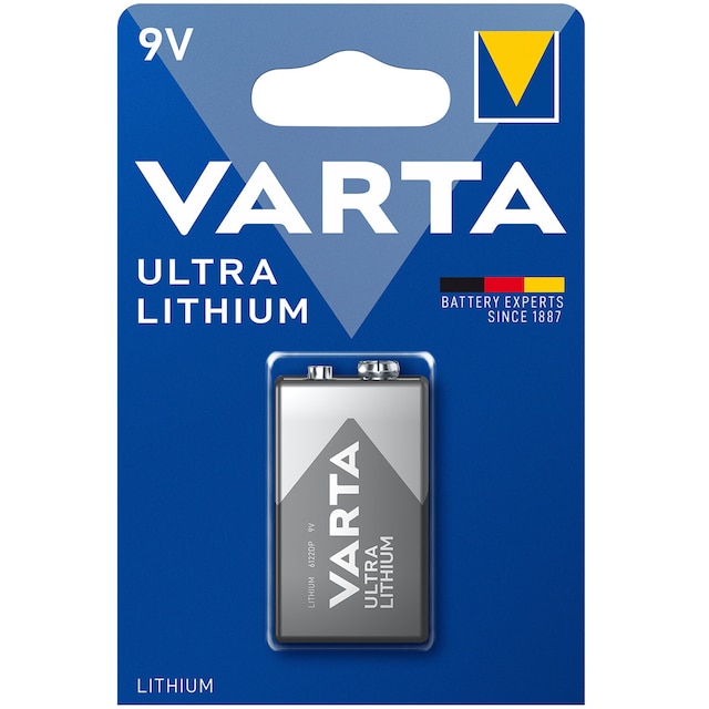 Ultra Lithium 9V batteri 1-pakke